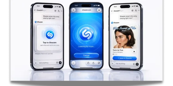 ChatGPT’deki sohbetiniz sırasında artık Shazam’ı çağırarak çalmakta olan şarkıyı tanımlayabilirsiniz