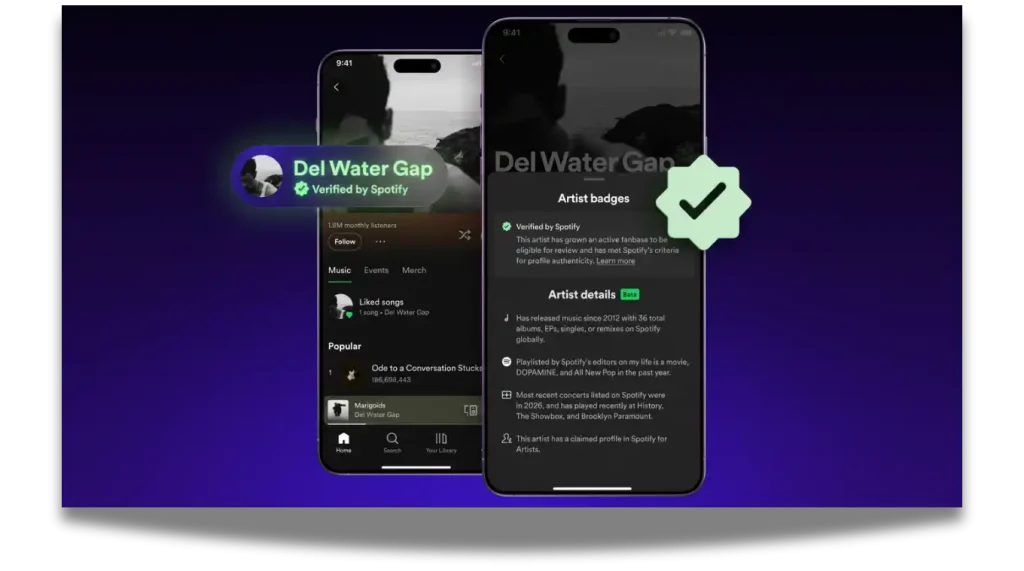 Spotify’dan Yapay Zekaya Karşı Hamle: “Gerçek İçeriklere Yeşil Onay Rozeti”