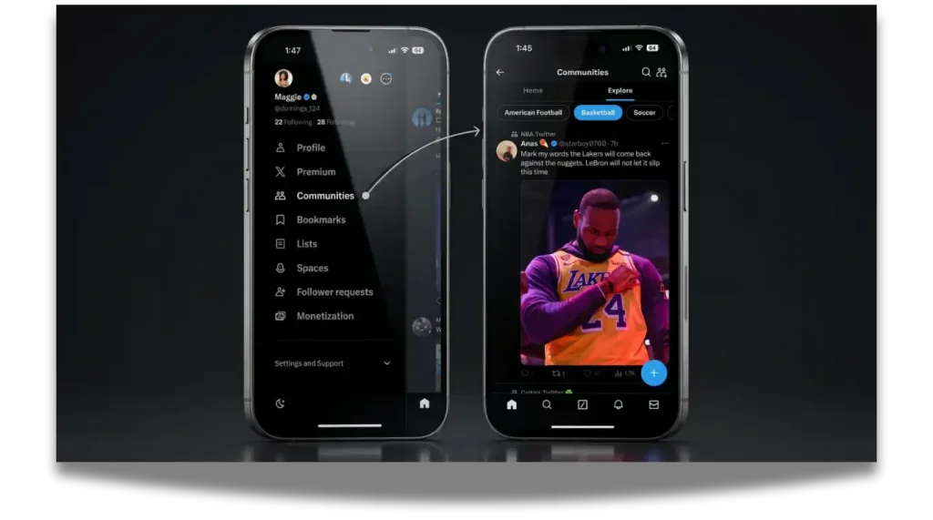 X, 'Topluluklar' özelliğini kullanımdan tamamen kaldırıyor