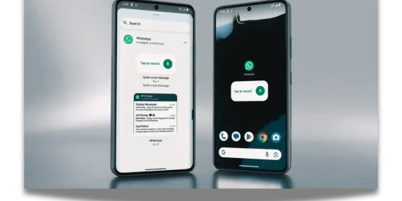 WhatsApp, Android ana ekranındaki kısayol aracıyla sesli mesaj gönderimini test etmeye başladı