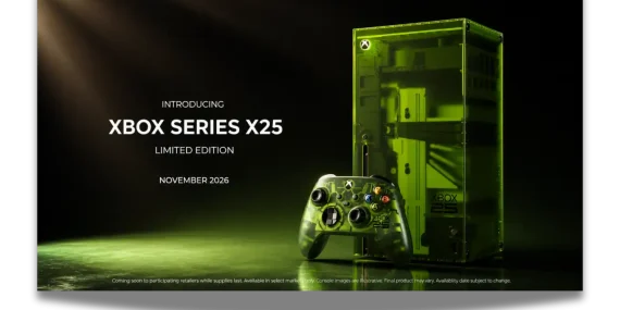 Xbox Series X’in 25’inci yıl dönümüne özel yarı şeffaf yeşil sürüm Kasım ayında çıkıyor