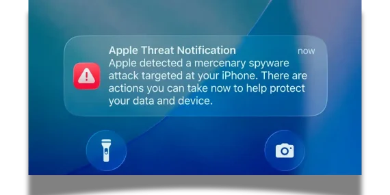 Apple, dikkatli olmaları için kullanıcılarına casus yazılım bildirimleri gönderdi