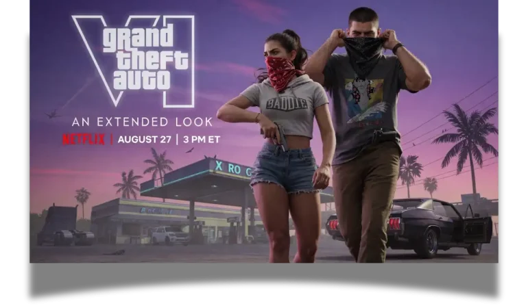 GTA 6'nın yeni oynanış tanıtımı 27 Ağustos'ta Netflix'te yayınlanacak