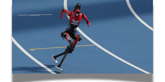 İnsansı robotlar, Usain Bolt'un 100 metre koşu rekorunu tarihe gömdü